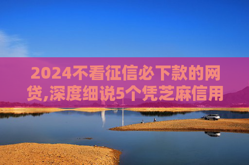 2024不看征信必下款的网贷,深度细说5个凭芝麻信用可以借到钱的平台  第1张