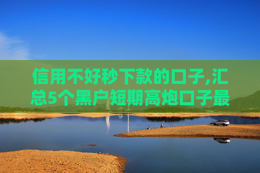 信用不好秒下款的口子,汇总5个黑户短期高炮口子最新下款平台