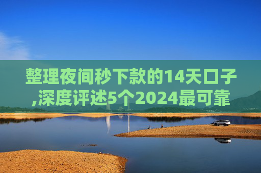 整理夜间秒下款的14天口子,深度评述5个2024最可靠的小额贷款推荐