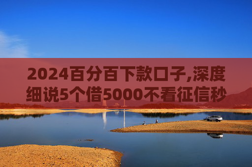 2024百分百下款口子,深度细说5个借5000不看征信秒下款的平台2024  第1张