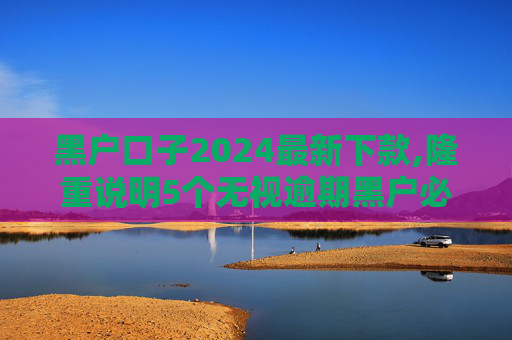 黑户口子2024最新下款,隆重说明5个无视逾期黑户必下款的平台  第1张
